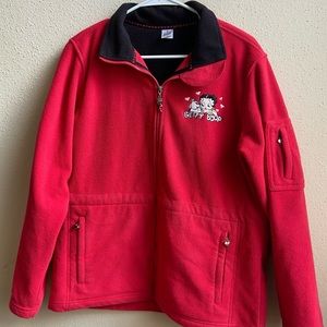 Vintage Zip-up Betty Boop Fleece Jacket